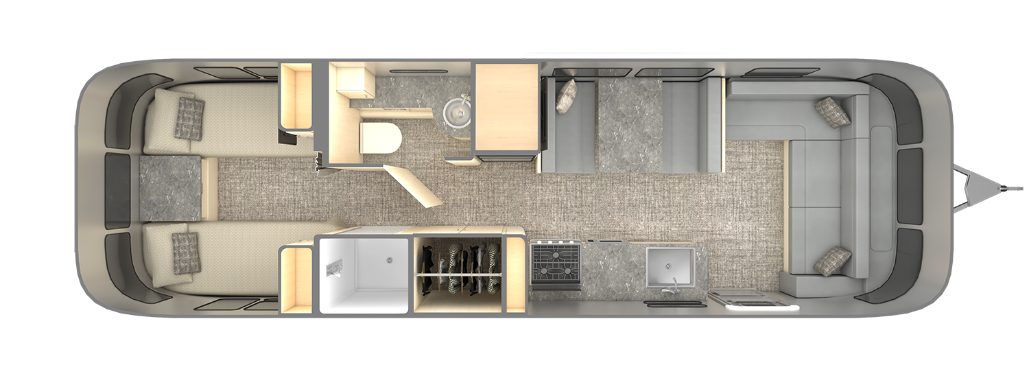 Airstream Floor Plans Vintage Floor Roma